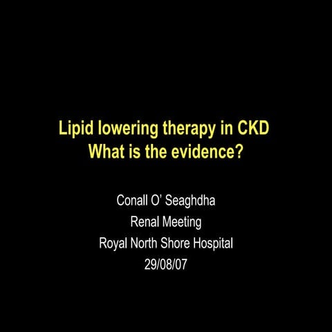 G Lipid Lowering In Ckd