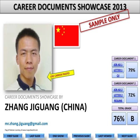 G00 Career Documents Showcase - Yourname - 02 Dec 2013