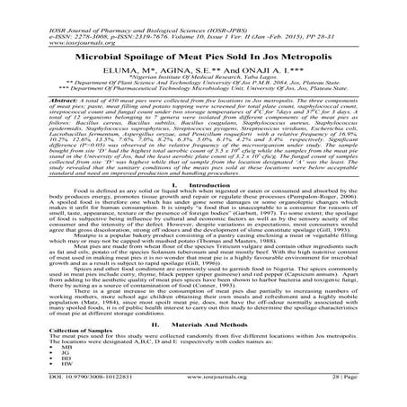 Isolation and Identification of Fungi from fast food restaurants in ...
