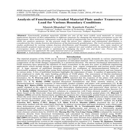 Functionally graded materials (FGM) - an overview | PDF