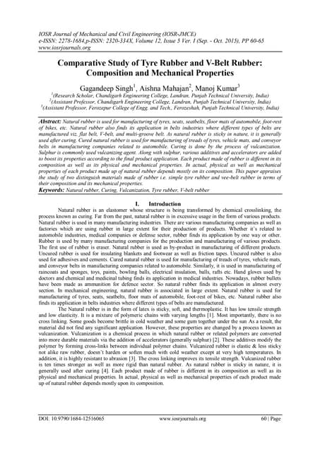 Manufacturing Processes Tyre Pdf Geology Science