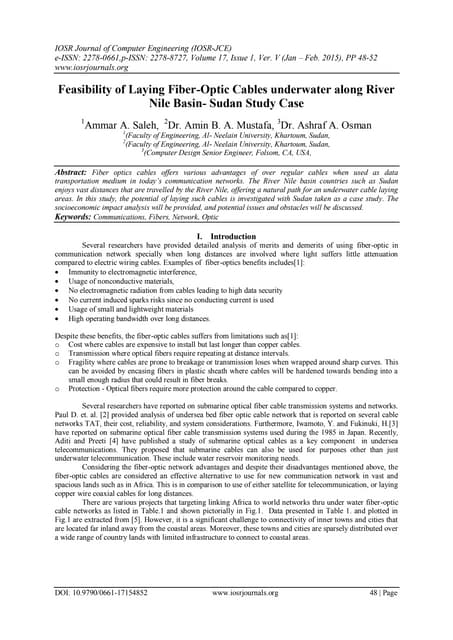 Presentation indian submarine Cable network | PPTX
