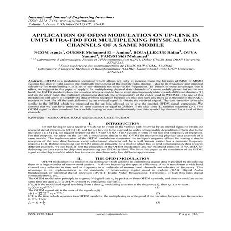 International Journal of Engineering Inventions (IJEI)