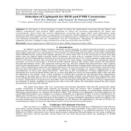 Research Inventy : International Journal of Engineering and Science