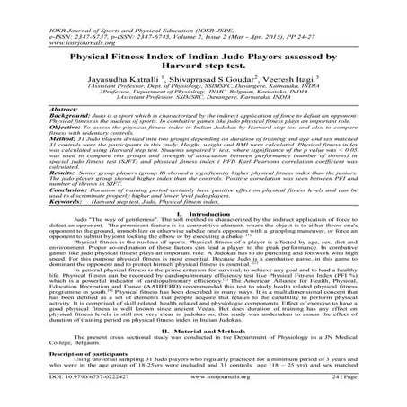 Comparative Study on Selected Physical Fitness Components among the ...