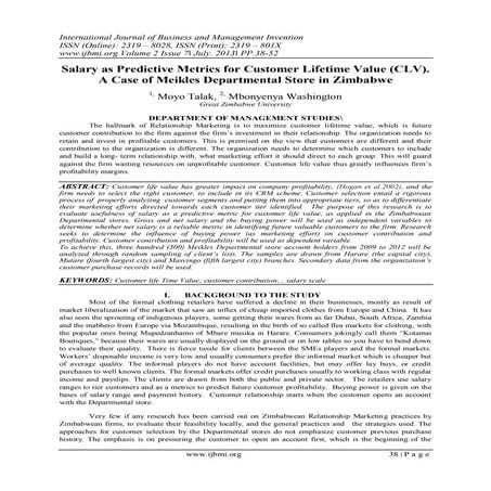 International Journal of Business and Management Invention (IJBMI)