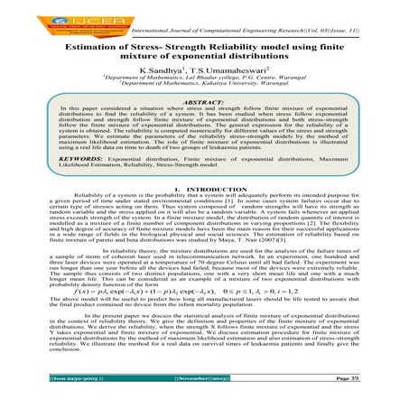 International Journal of Computational Engineering Research(IJCER)