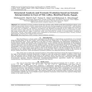 Structural Analysis and Tectonic Ev...