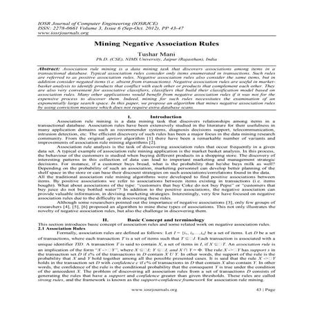 Mining Negative Association Rules