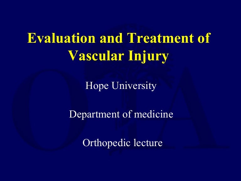 Vascular Injury