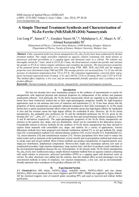 Synthesis and characterization of silver Nano composite polyaniline | PDF