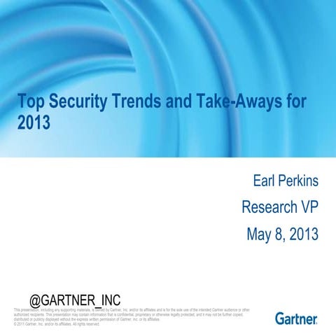 G05.2013 gartner top security trends