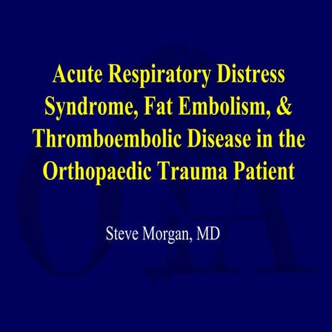 G05 ards, fes, dvt, pe