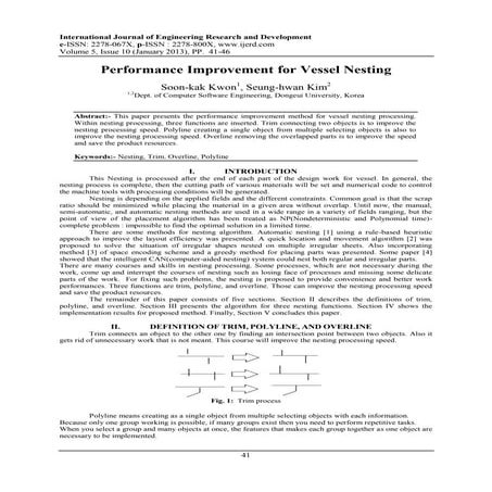 Welcome to International Journal of Engineering Research and Development (IJERD)