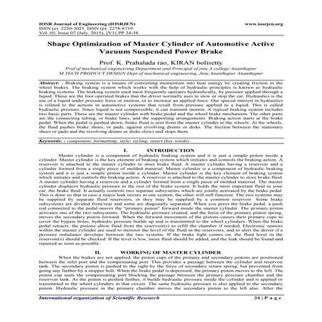 Design and Analysis of Pedal Box with Braking System | PDF
