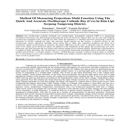 Method Of Measuring Projections Multi Function Using The Quick And Accurate O...