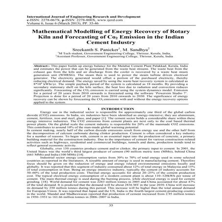 Welcome to International Journal of Engineering Research and Development (IJERD)