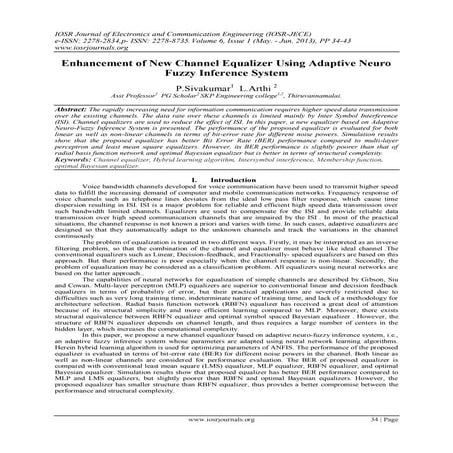 Enhancement of New Channel Equalizer Using Adaptive Neuro Fuzzy Inference System