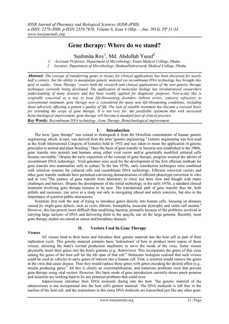 Gene Therapy Challenges and Success | PDF