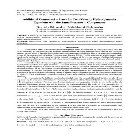 Additional Conservation Laws for Two-Velocity Hydrodynamics Equations with th...