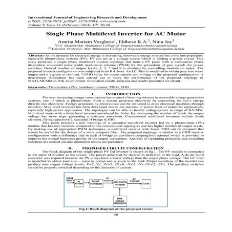 International Journal of Engineering Research and Development