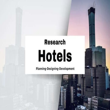 5 star hotel complete research including back of house and front of house all...