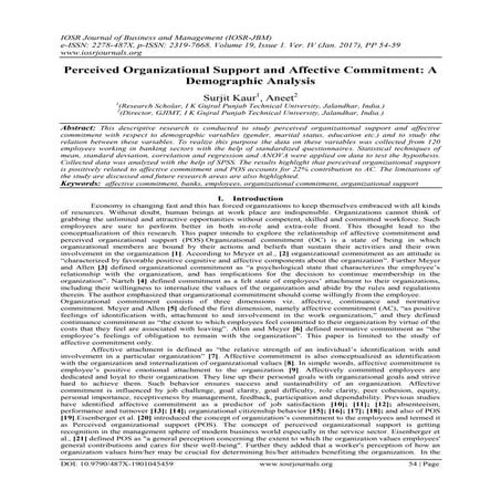 A Three-Component Conceptualization Of Organizational Commitment | PDF
