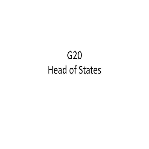 G20 | PPTX
