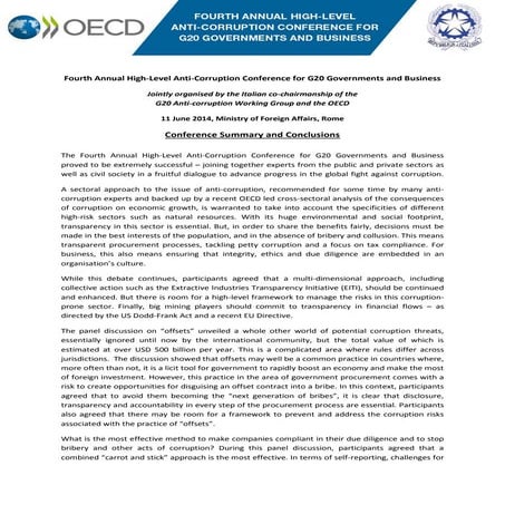 G20 rome-2014-summaryand conclusions