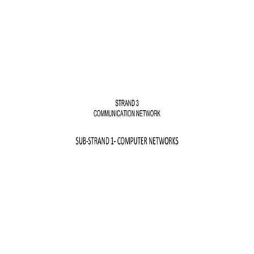 communication network powerpoint