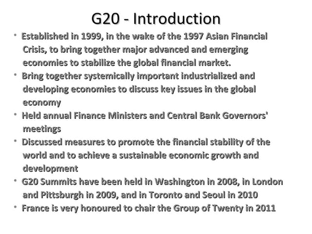 G20 summit
