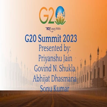 G20 Summit.pptx Show the unity of countries