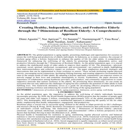 ARGEC: Resilience in older adulthood | PDF