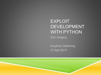 Exploit Development with Python