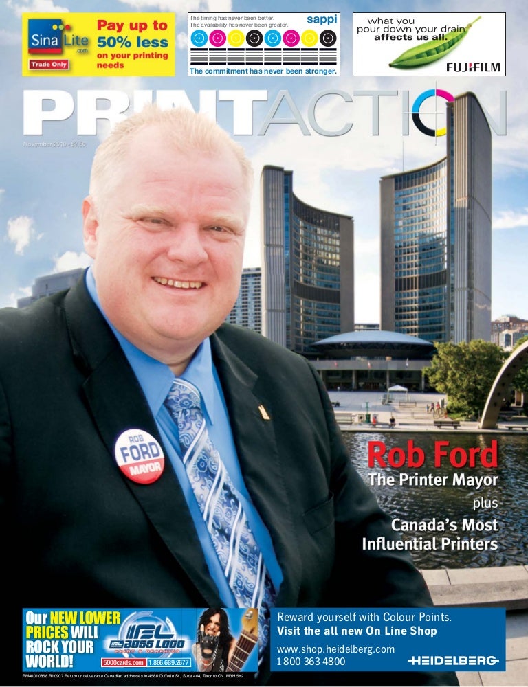 Rob Ford The Printer Mayor Nov 2010
