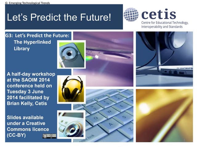 "Let's Predict the Future: G3 The Hyperlinked Library