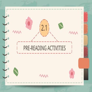 Pre reading | PPTX