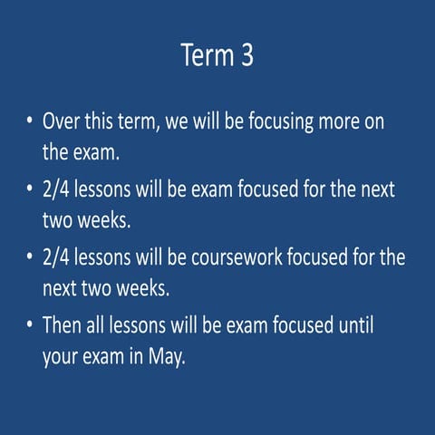G321 year 12 evaluation questions