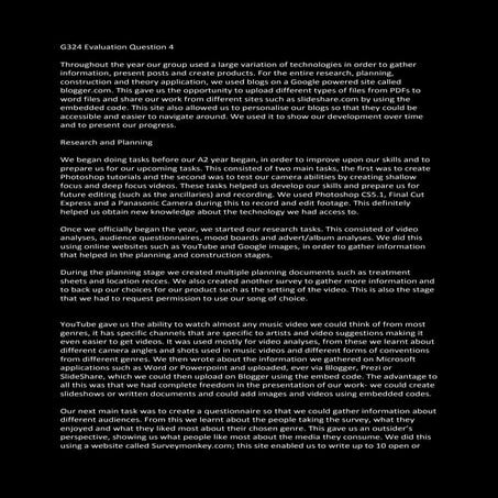 G324 evaluation question 4