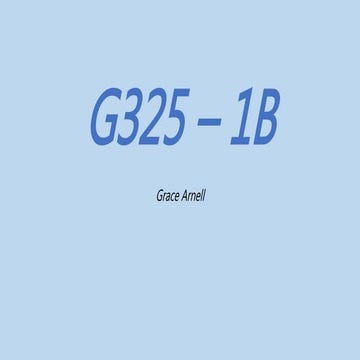 G325 – 1 b | PPT