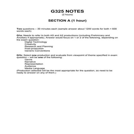 G325 notes