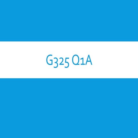 G325 Q1a