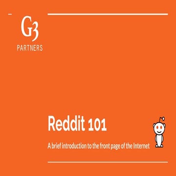Marketing on Reddit