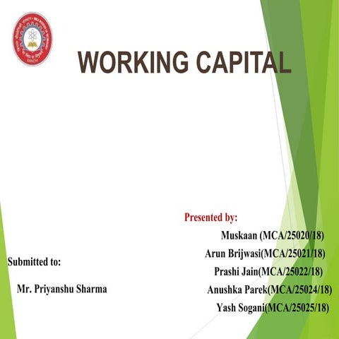 Working Capital 