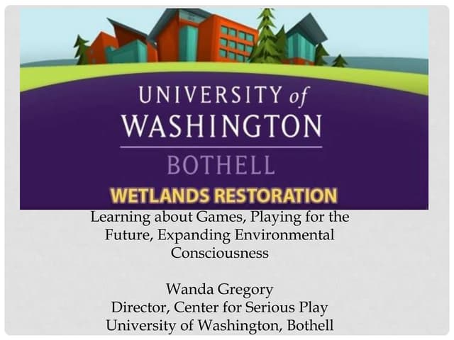 Learning about Games, Playing for the Future, Expanding Environmental Conscio...