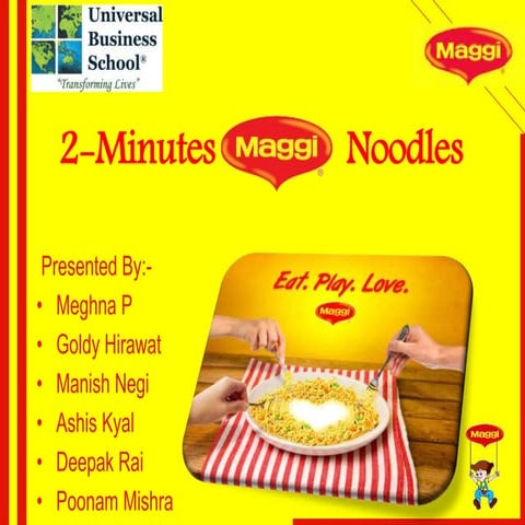 Maggi Marketing Presentation 2016