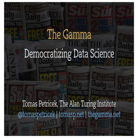 Tomas Petricek - The Gamma: Democratizing data science - Codemotion Milan 2017