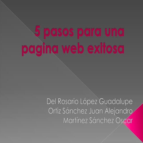 G:\5 Pasos Para Una Pagina Web Exitosa