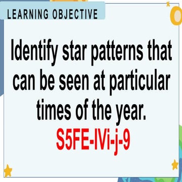 Stars Science 5 Quarter 4 Classroom Observation