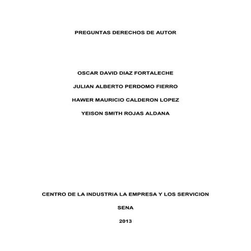 G6 derechos deautor-preguntas